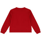 طقم بنات تنورة تول باللون الأحمر والبيج, 2, hi-res